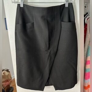 Black pencil skirt